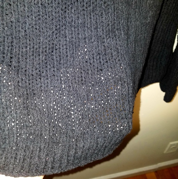 Free People Cropped Sweater Open Back L - Picture 3 of 8